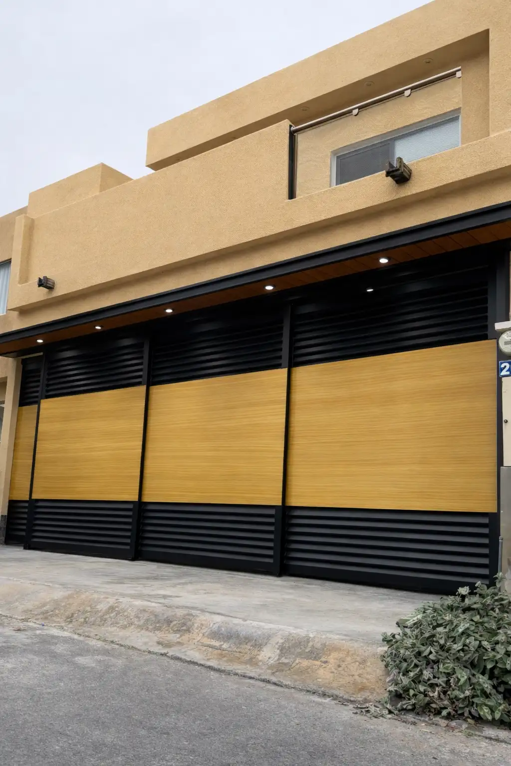 Portón de madera